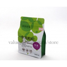 250g flat bottom zipperlock doypack for gojiberry