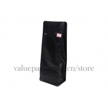 High gloss black bag for roasted coffee beans