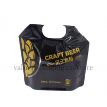 1.5Liter plastic spout pouch for take-away beer