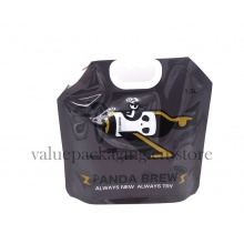 1.5Liter plastic doypack for take-away black beer