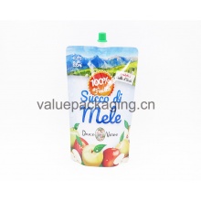 750ml screw cap spout doypack for apple juice