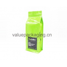 flat bottom foil coffee bags
