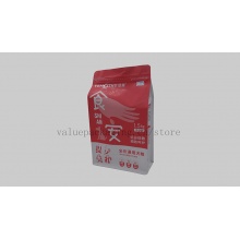 Matte lacquer print box bottom Standup pouch for Dog food 1500g