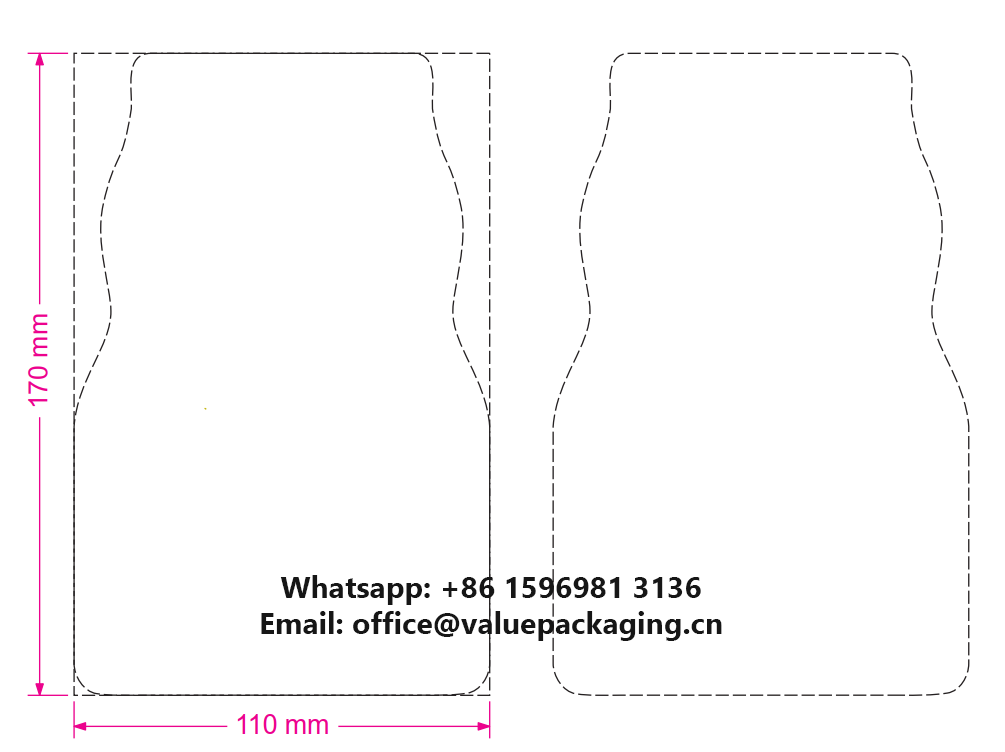 bottle-shape-die-cut-line