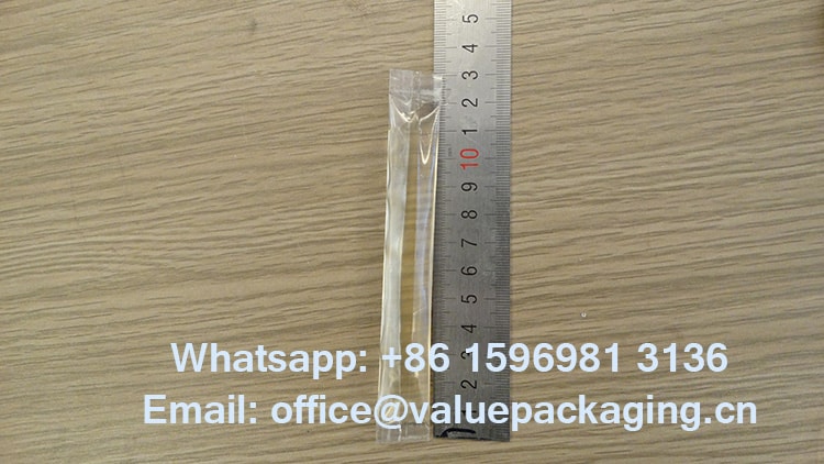 Length of plastic sachet for honey products 12grams-min