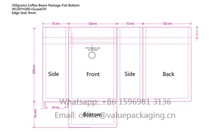 layout-of-thinner-box-bottom-coffee-bag-12oz