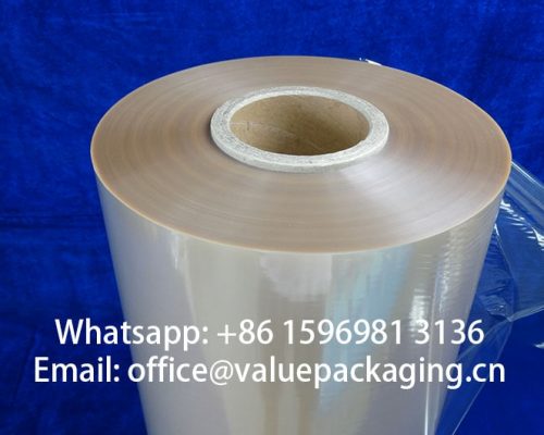 Clear-compostable-cellulose-film-roll-standing