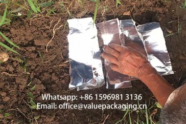 Metallized-Paper-buried-in-earth-soil