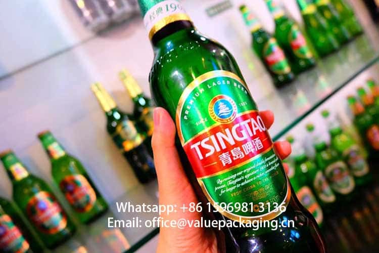 TSINGTAO-beer-labels-print-on-metallized-paper