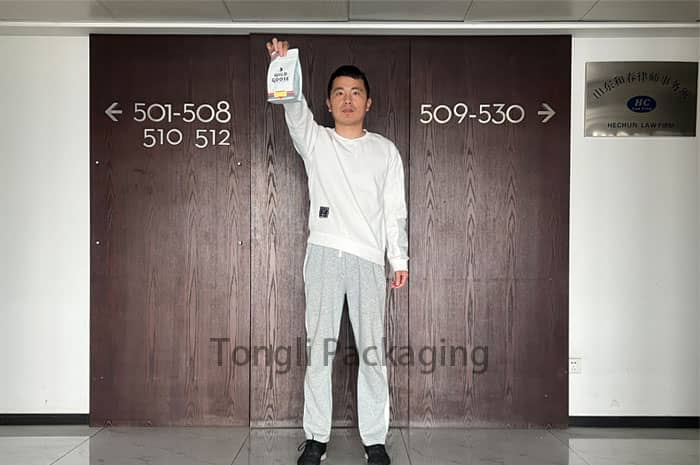 Drop-test-on-250grams-PET-AL-LDPE-foil-coffee-bag