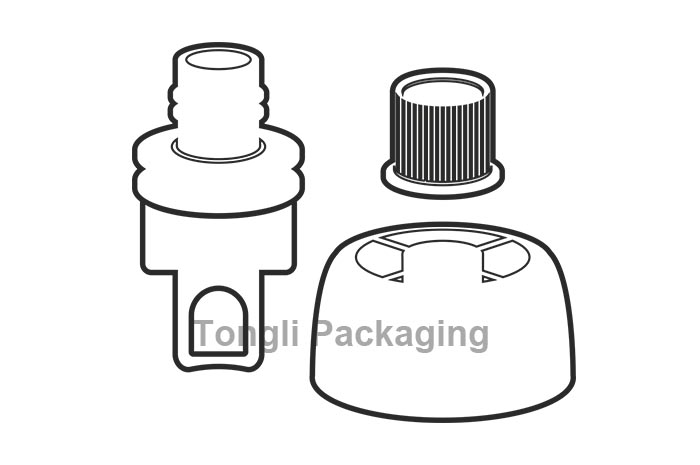Plastic-spout-closure