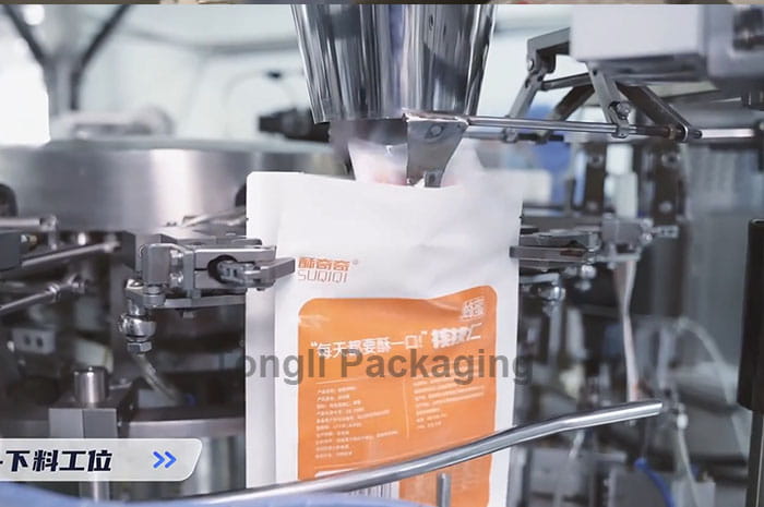 Premade-pouch-filling