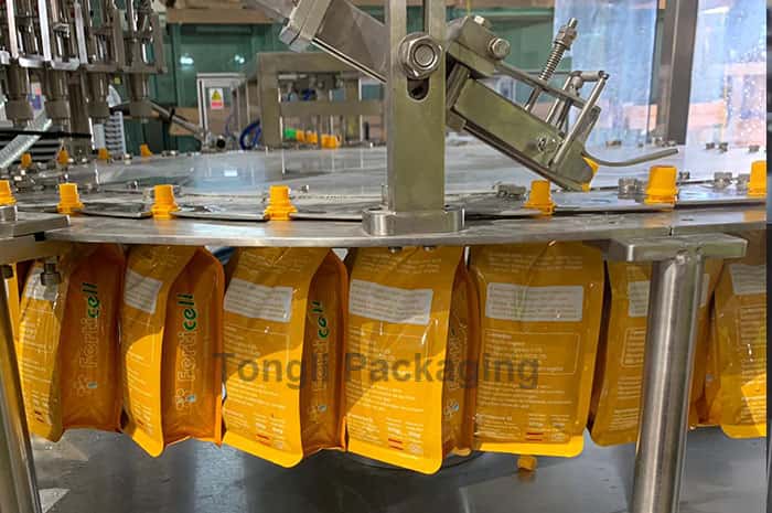 Spout-pouch-filling-rotary-filler
